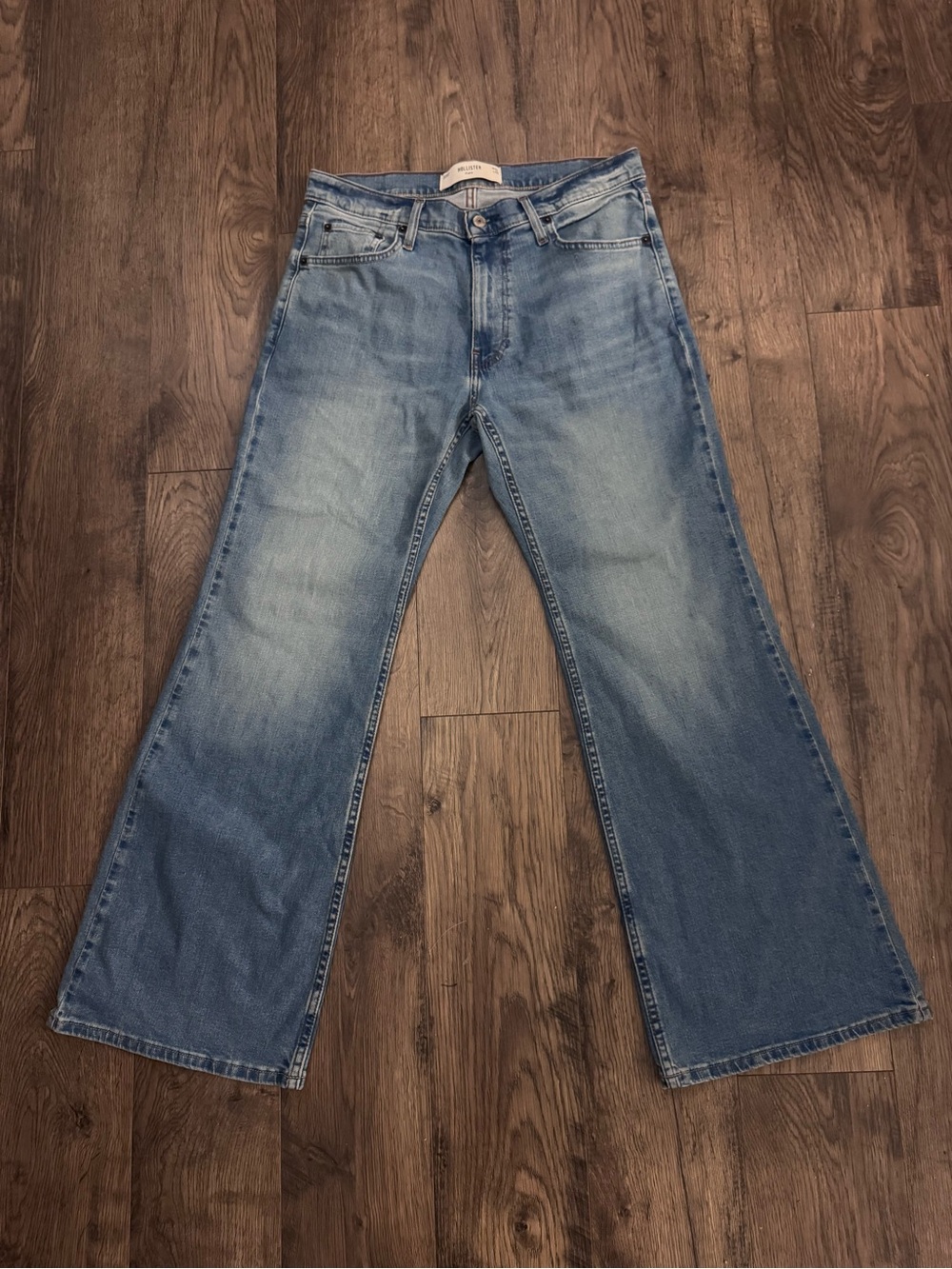 Hollister Washed Blue Flare Jeans Men’s 32x30